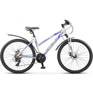Велосипед STELS Miss 5300 MD 26 V030 (2018) (рама 15", белый/фиолетовый)