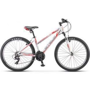 Велосипед STELS Miss 6100 V 26 V030 (2018) (рама 15", белый/красный)