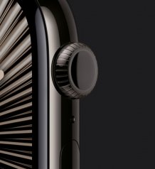 Фото товара Apple Watch Series 10 42 mm Slate Titanium Case with Slate Milanese Loop (GPS + LTE)