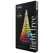 Конусная ель LED Twinkly Light tree (Multicolor + White edition) RGBW 300, IP44, высота 2 м, Generation II (TWP300SPP-BEU)