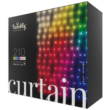 Гирлянда штора Twinkly Curtain (Multicolor + White edition) с 210 шт. RGB+W + BT + Wi-Fi 1,5 м x 2,1 м (TWW210SPP-TEU)