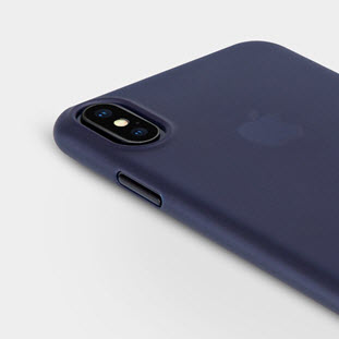 Фото товара Uniq Bodycon накладка для Apple iPhone X (navy blue)