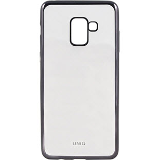 Чехол Uniq Glacier Glitz накладка для Samsung Galaxy A8 Plus 2018 (GA8PHYB-GLCZBLK, black)