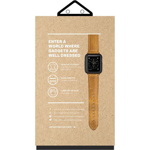Фото товара Uniq Kronos Geniune Leather для Apple Watch 42mm (42MM-KRNSBWN, brown)