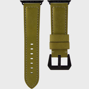 Фото товара Uniq Kronos Geniune Leather для Apple Watch 42mm (42MM-KRNSGRN, green)