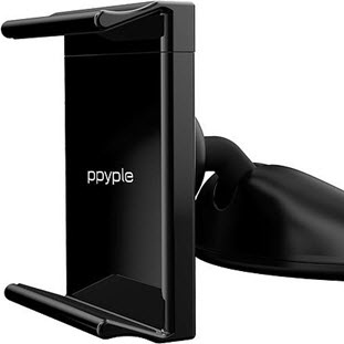 Держатель Ppyple автомобильный CD-Q5 для смартфонов (3.5"-6", черный)