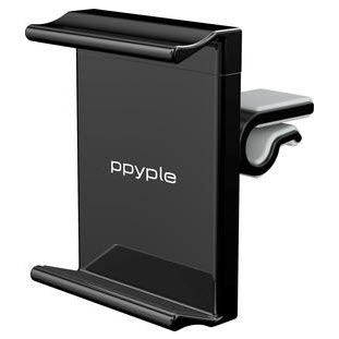 Держатель Ppyple автомобильный Vent-Q5 для смартфонов (3.5"-6", черный)