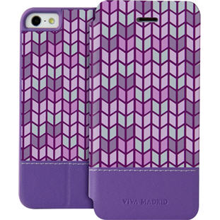 Чехол Viva Madrid Sabio Ilusion книжка для Apple iPhone 5/5S (flecha purple)