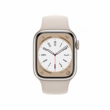 Умные часы Apple Watch Series 8 41mm  Starlight Aluminum Case with Starlight Sport Band (GPS)