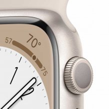 Фото товара Apple Watch Series 8 41mm  Starlight Aluminum Case with Starlight Sport Band (GPS)