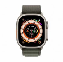 Фото товара Apple Watch Ultra 49mm Titanium Case with Green Alpine Loop Band - Medium (GPS + Cellular)