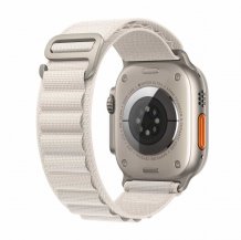 Фото товара Apple Watch Ultra 49mm Titanium Case with Starlight Alpine Loop Band - Medium (GPS + Cellular)