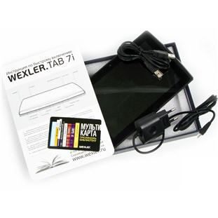 Фото товара Wexler TAB 7i 16Gb  (7.0, 1Gb RAM, black) / Векслер ТАБ 7и 16Гб (7.0, 1Гб РАМ, черный)