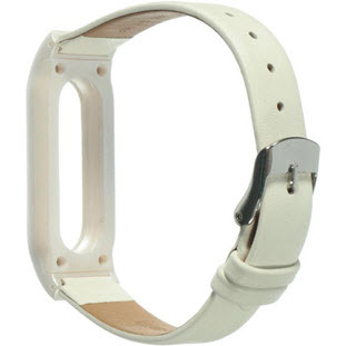 Фото товара Xiaomi Leather Wrist Band для Mi Band (white)