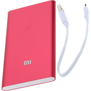 Фото товара Xiaomi Mi Power Bank (5000 мАч, red)