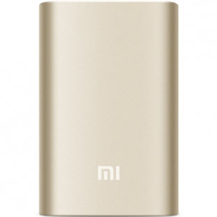 Универсальный внешний аккумулятор Xiaomi Power Bank (10000 мАч, gold)