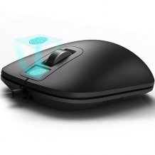 Фото товара Xiaomi Jesis Smart Fingerprint Mouse (black USB)