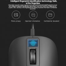 Фото товара Xiaomi Jesis Smart Fingerprint Mouse (black USB)