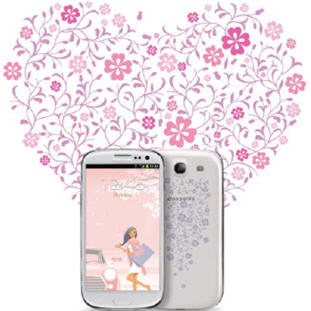 Samsung i9300 Galaxy S 3 (16Gb, La Fleur, ceramic white)