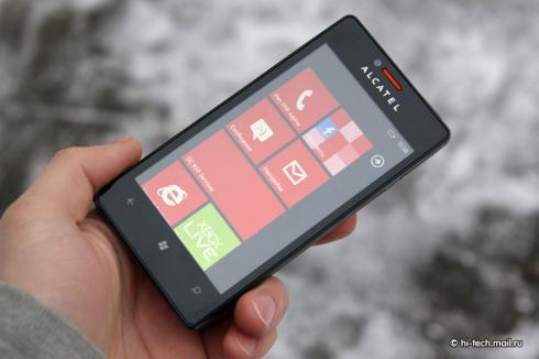 Обзор Alcatel One Touch View: самый доступный Windows Phone