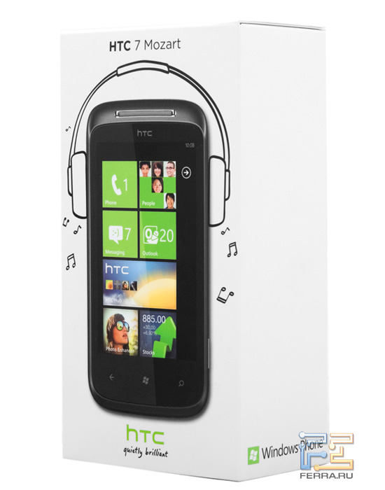 Коробка с HTC Mozart