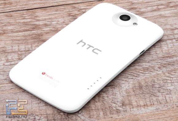 Задняя сторона корпуса HTC One X