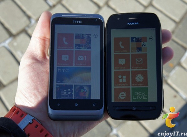 HTC Radar vs Nokia Lumia 710. Какой wp7 смартфон выбрать?