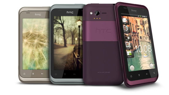 Многообразие расцветок HTC Rhyme