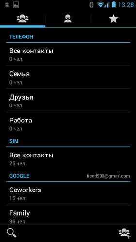 Huawei Ascend P1. Скриншоты