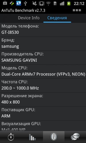 Samsung Galaxy Beam (i8530). Обзор