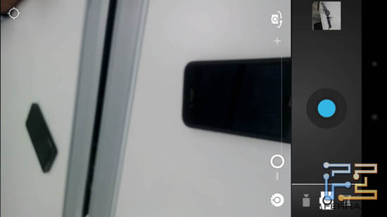 Интерфейс встроенной камеры Galaxy Nexus