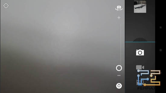 Интерфейс встроенной камеры Galaxy Nexus