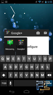 Настройка Google+ в Galaxy Nexus