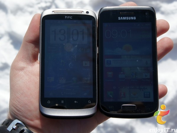 HTC Desire S vs Samsung Galaxy W