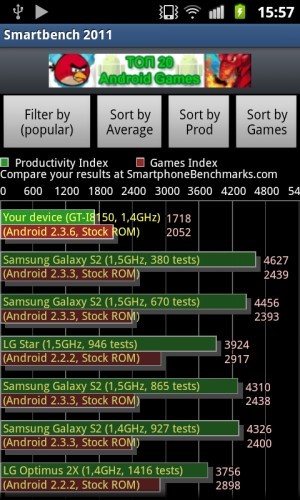 Samsung Galaxy W i8150