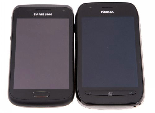 Nokia Lumia 710 VS Samsung Galaxy W