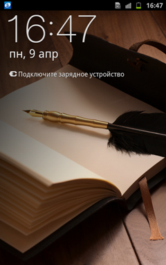 Пользовательский интерфейс смартфона Samsung Galaxy Note.