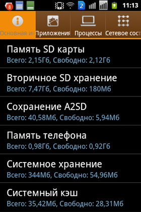 Samsung Galaxy Ace Duos (GT-S6802). Скриншоты