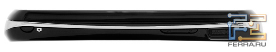 Правая боковая грань корпуса Sony Ericsson Xperia pro