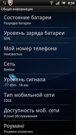 Sony Ericsson Xperia pro MK16i