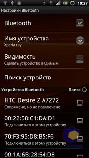 Sony Ericsson Xperia ray ST18i