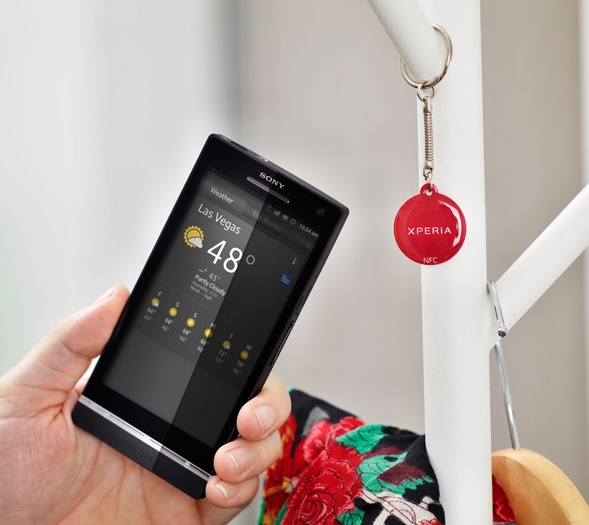 Sony Xperia P — метка SmartTag