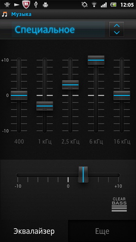 Sony Xperia P. Скриншоты