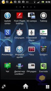 Sony Xperia P (LT22i). Скриншоты