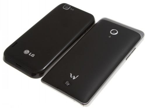 Fly iQ285 Turbo VS LG E730 Optimus Sol