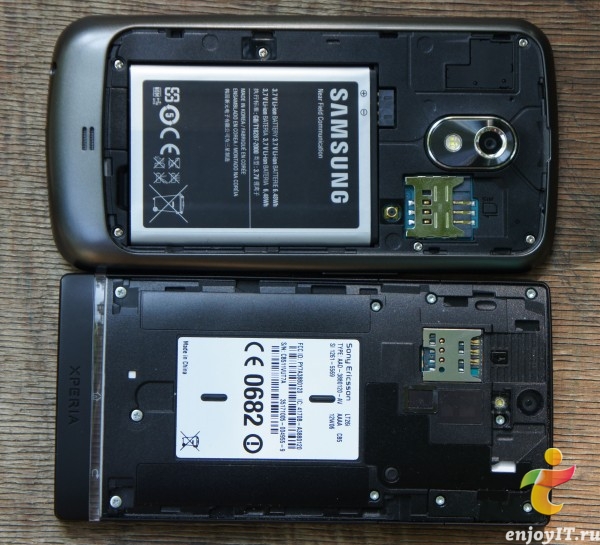 Sony Xperia S vs Samsung Galaxy Nexus