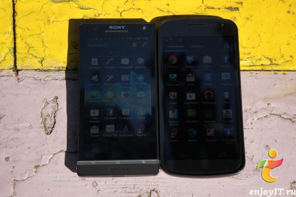 Sony Xperia S vs Samsung Galaxy Nexus